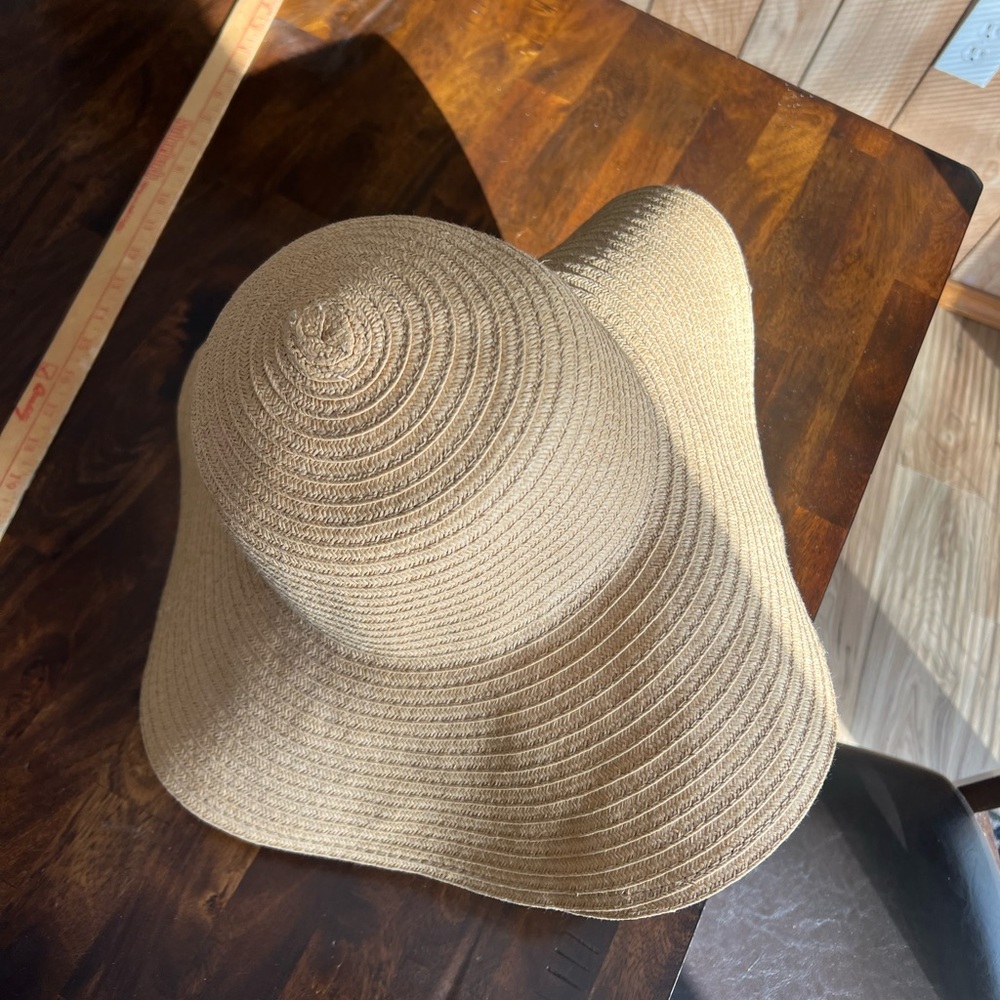 Source Unknown Tan Wide-Brimmed Hat